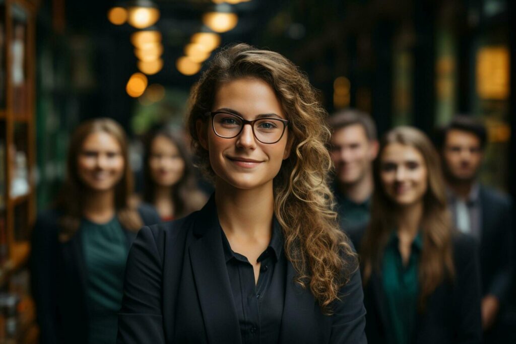 Professional woman preparing for a leadership role in a coaching session in Dublin