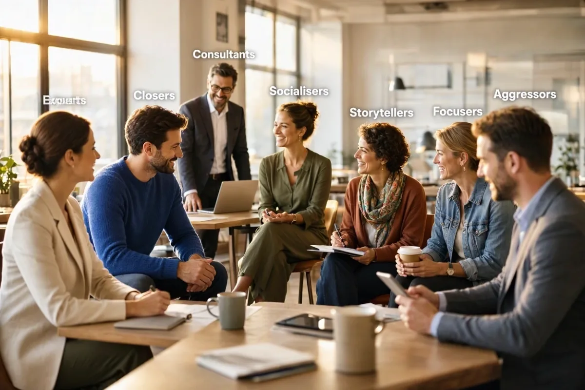 Types of salespeople and their different selling styles